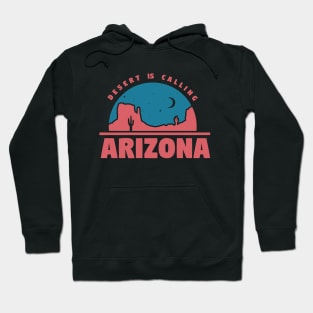 Arizona Desert National Park Retro Vintage Design. Hoodie